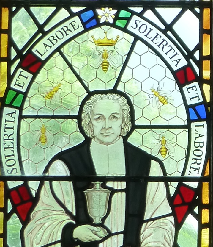 Stained Glass Depiction of The Reverend Charles Butler