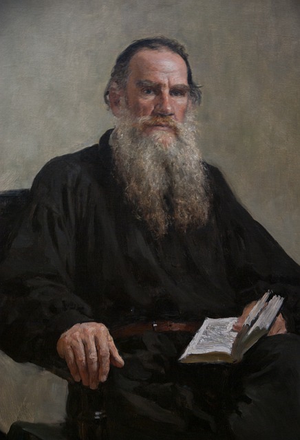 Painting of Leo Tolstoy